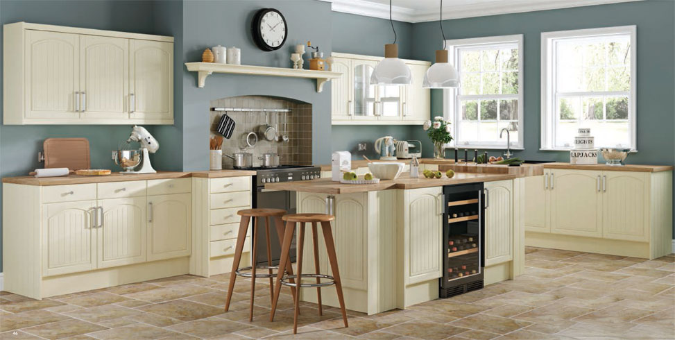 The kitchen image is £6999.00 Cottage Cream Kitchen